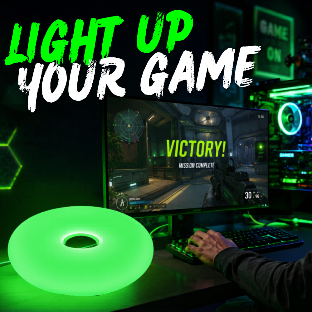 Galactic Space Donut Lamp - RGB USB or Battery Powered