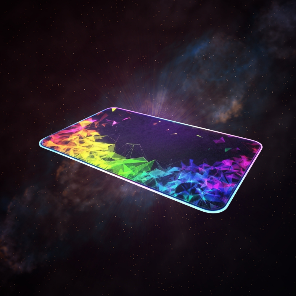 XXL/XL RGB Gaming Mouse Pad - RGB Crystals