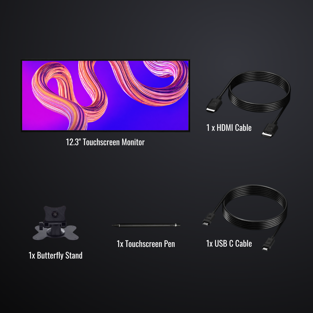 Battlestation Touchscreen - 12.3" Type-C IPS Display