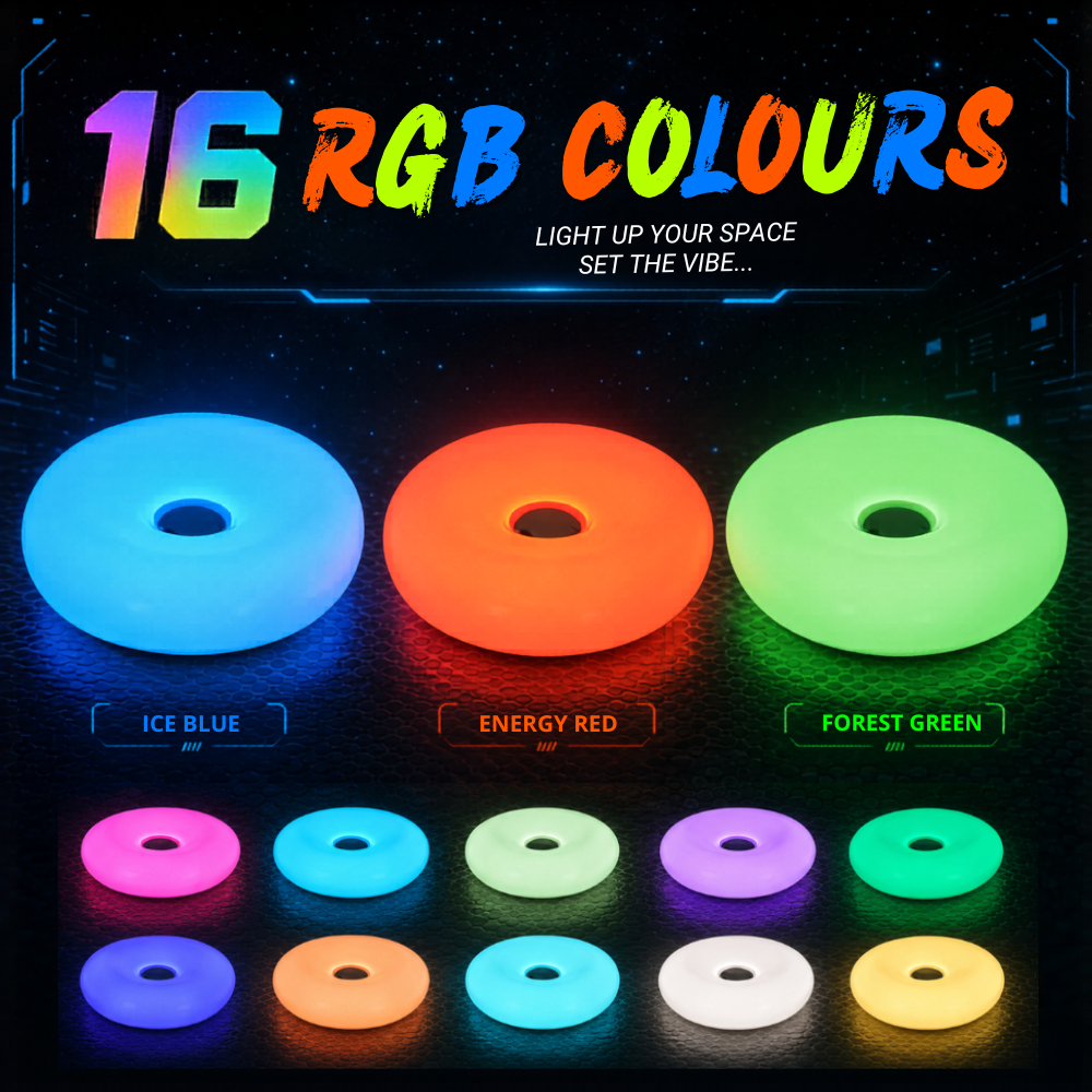 Galactic Space Donut Lamp - RGB USB or Battery Powered