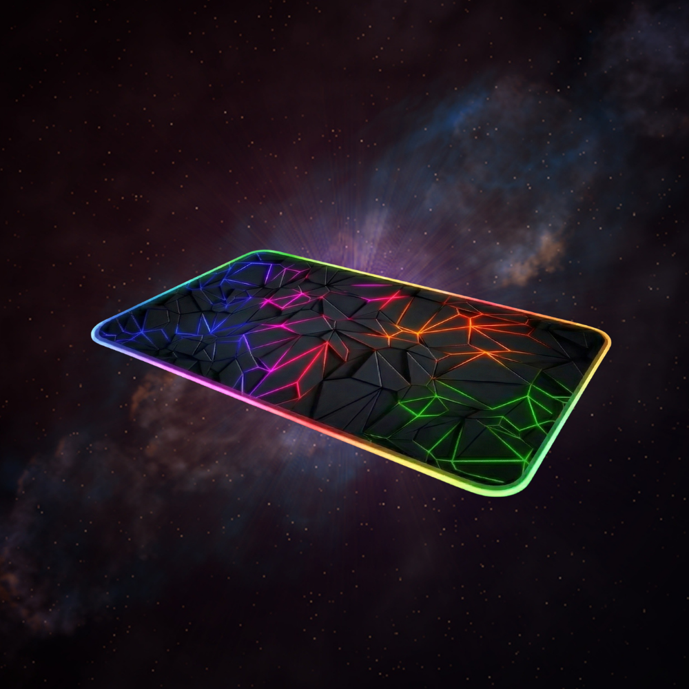 XXL/XL RGB Gaming Mouse Pad - RGB Cracks