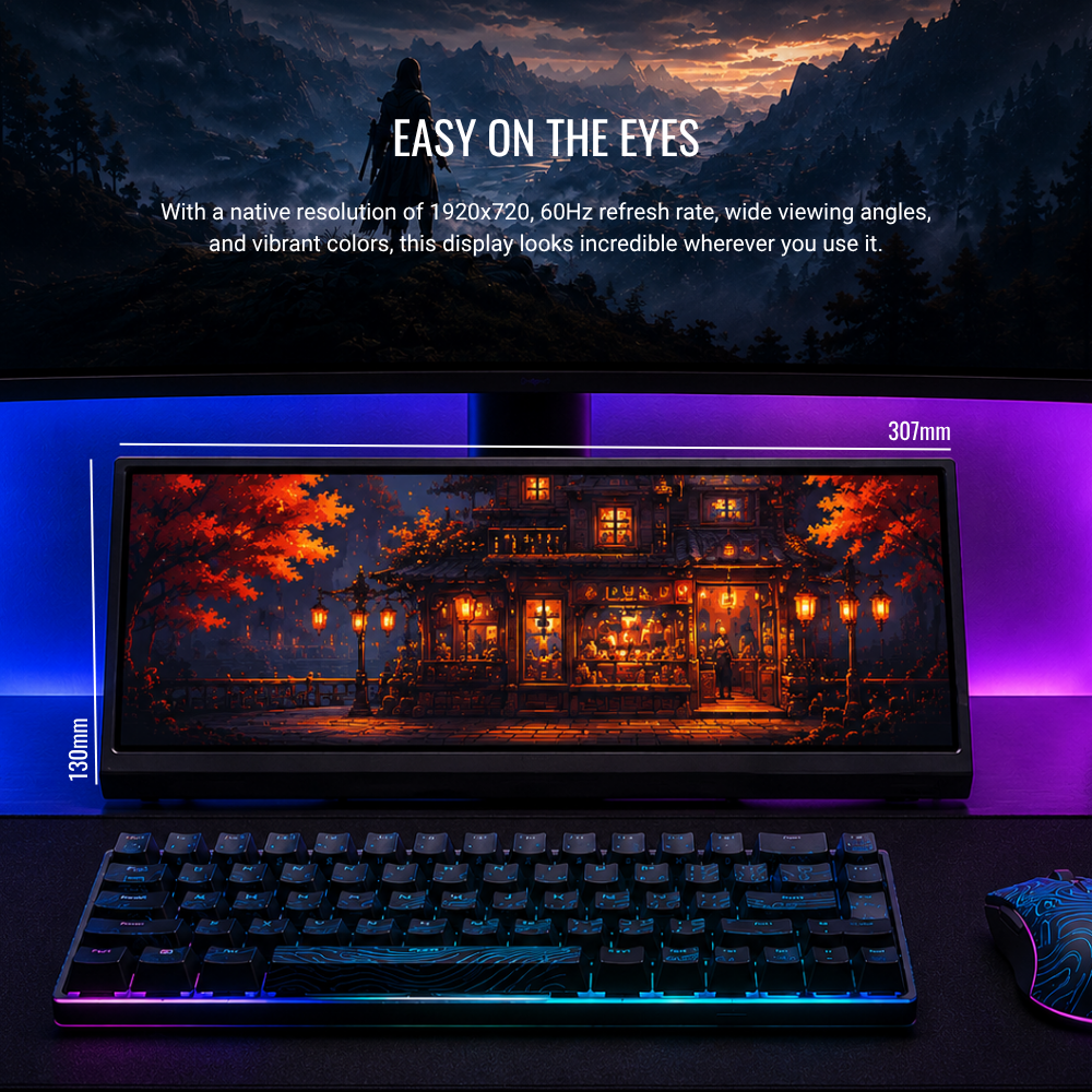 Battlestation Touchscreen - 12.3" Type-C IPS Display
