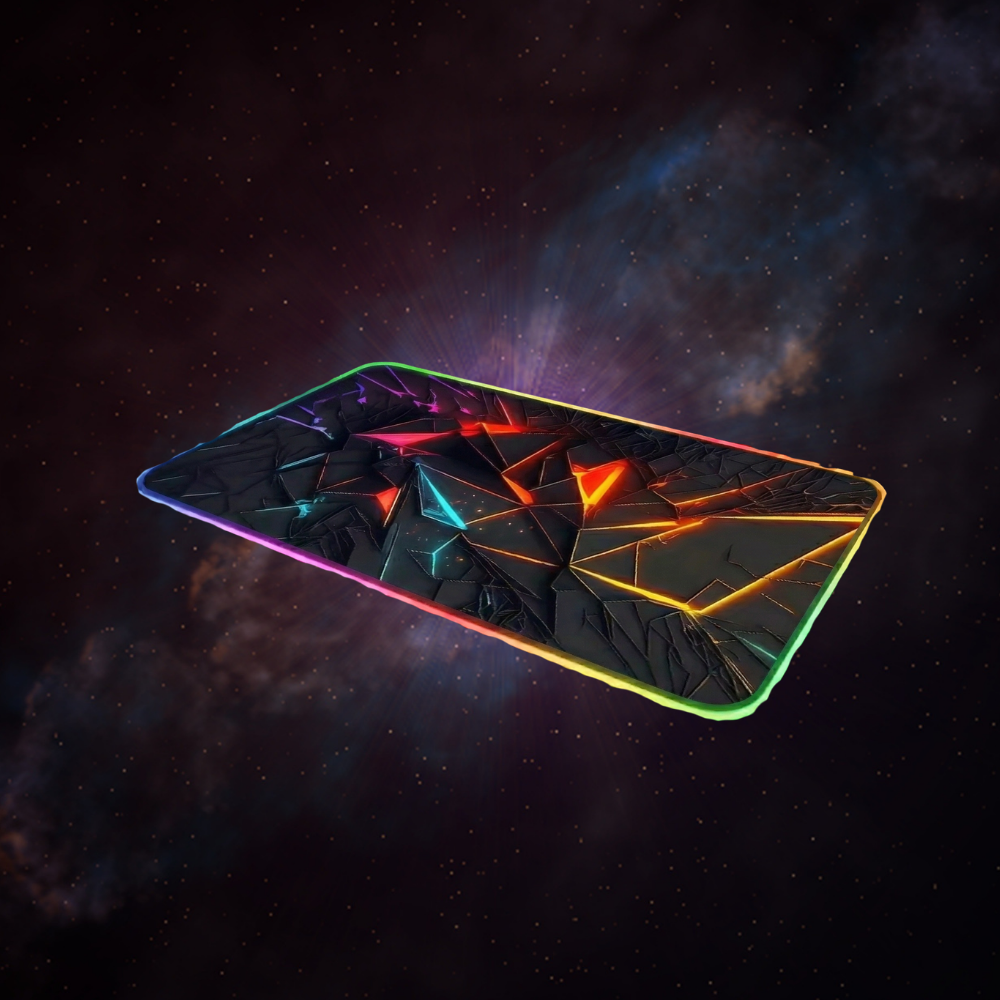 XXL/XL RGB Gaming Mouse Pad - RGB Shards